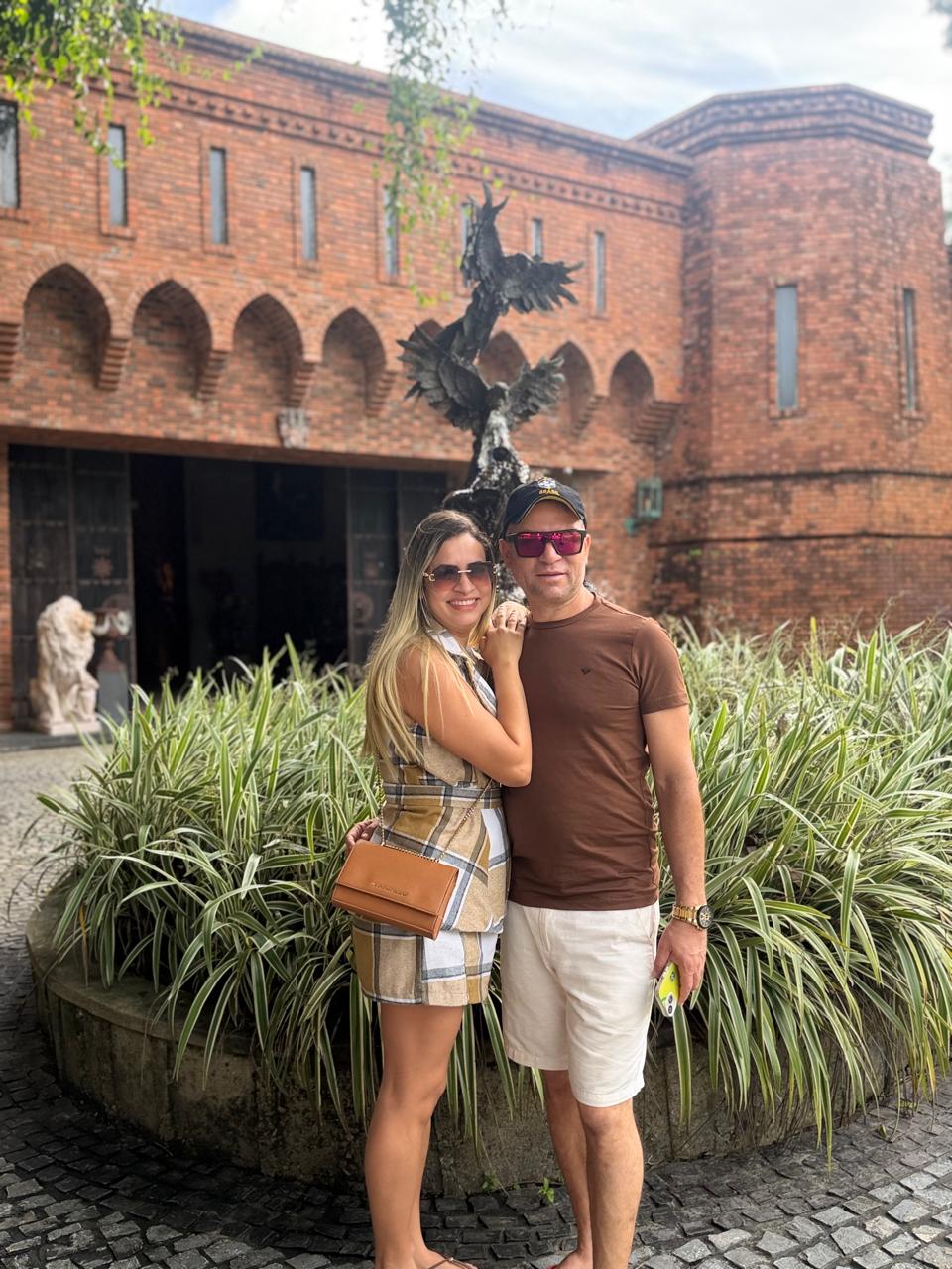 Cleber e sua esposa